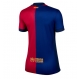 Barcelona Tricou Fotbal Replică 2024-25 Femei Acasa